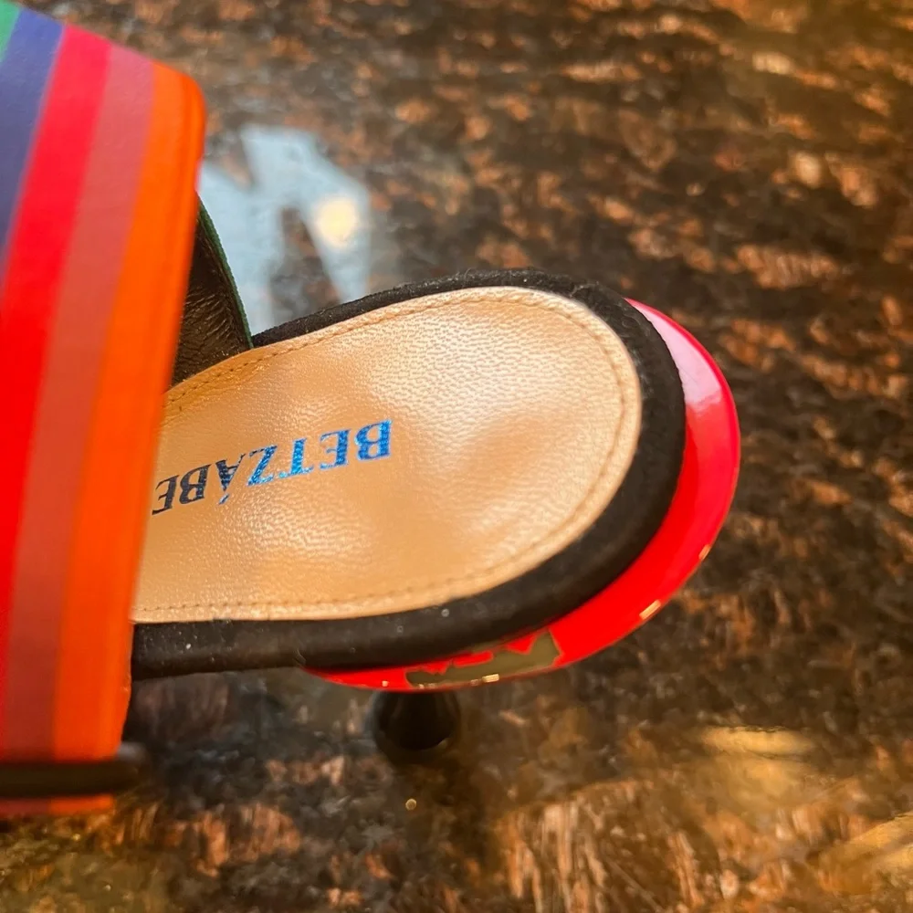 NEW - BETZÁBE Selena Pride Strap Sandal - Size 7 - Picture 10 of 11